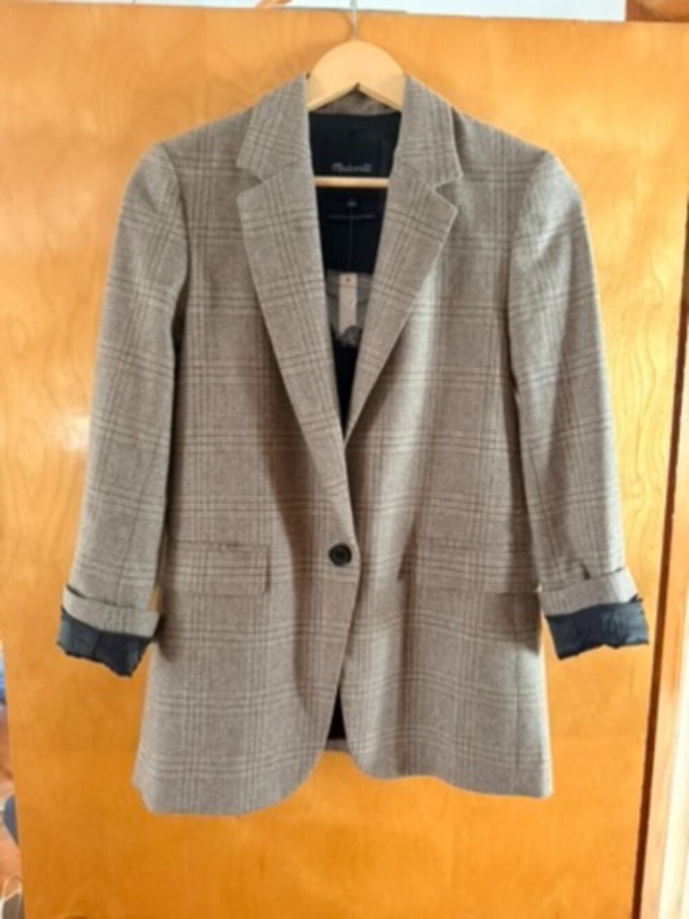 NWT Madewell The Mercer Relaxed Blazer, Size XXS